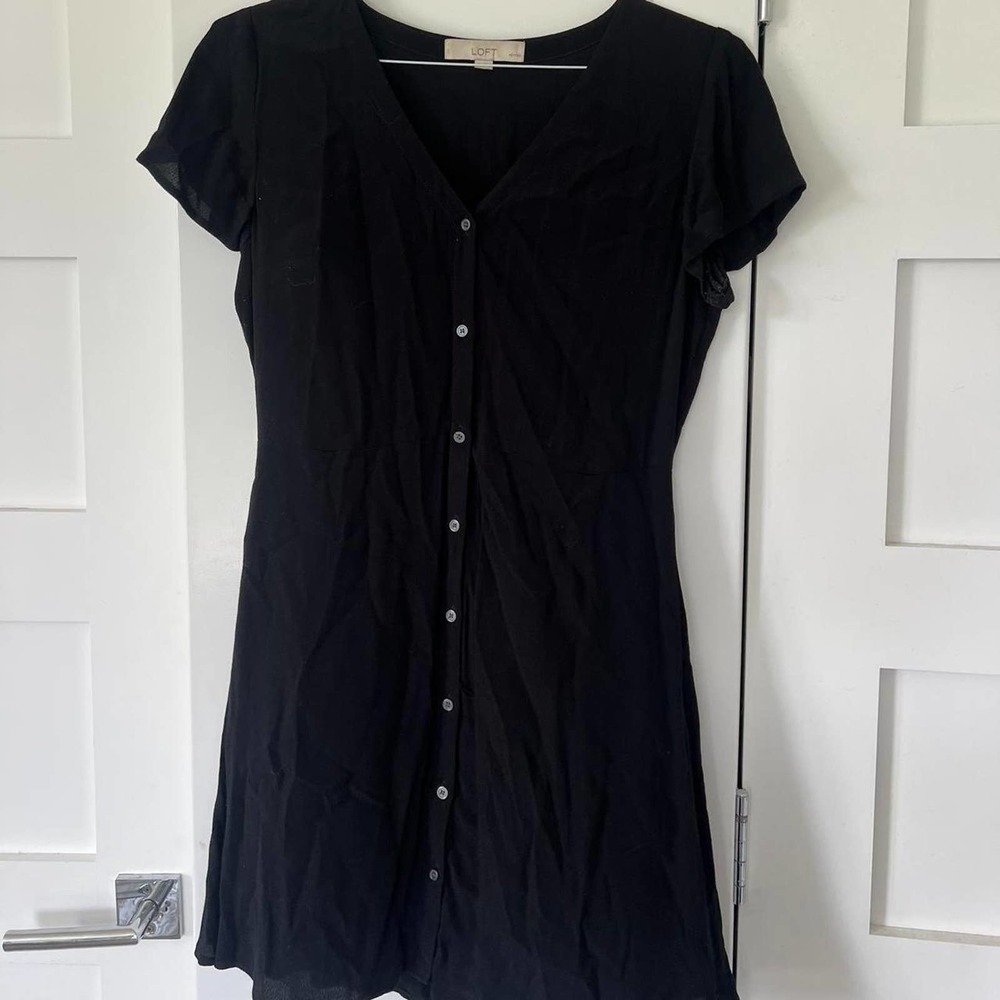 Loft Button Dress